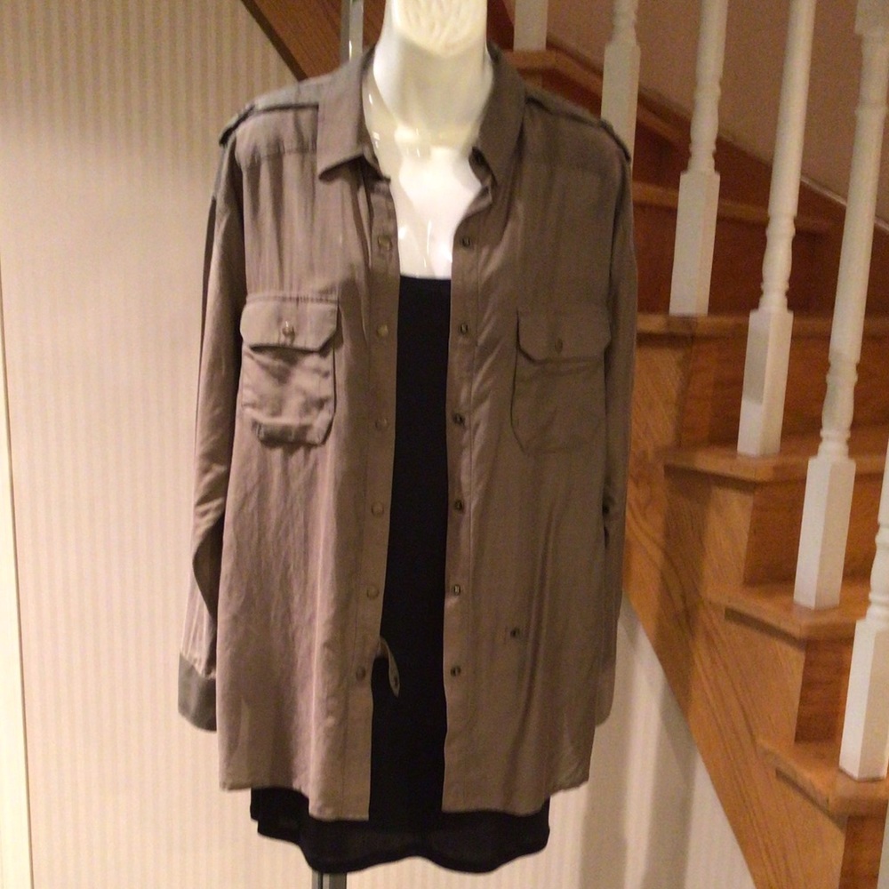 🛍3 for $30🛍Long sleeve collared blouse Preloved